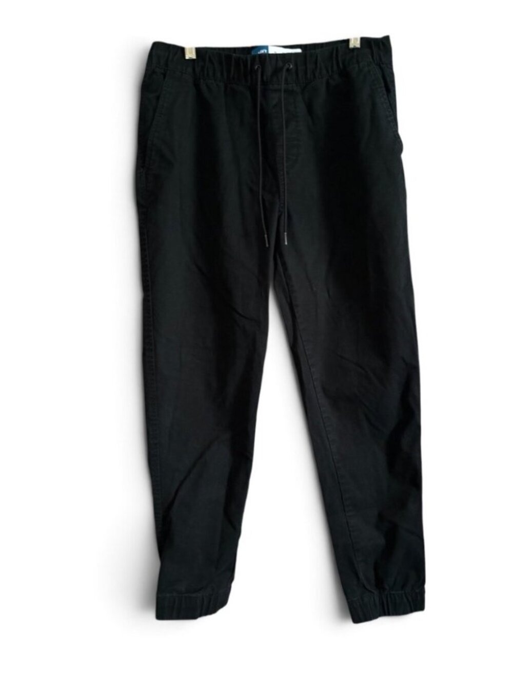Old Navy Black Modern Jogger Built-in Flex Active Cotton Elastic Bottom Pants M
